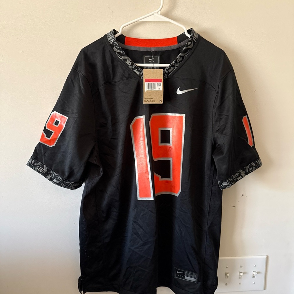 Men’s Nike Trey Glasper #19 Oregon State Beavers Alt. Jersey Sz L - Black NWT - Picture 1 of 6